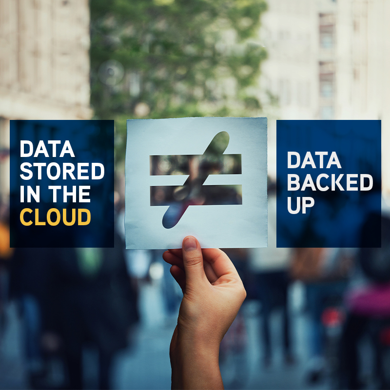 Data Stored In The Cloud Data Backed Up