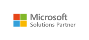 Microsoft Windows logo, Microsoft solution partner in text.