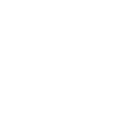 Magnifying glass with a gear shaped object in the middle, on top of a shield.