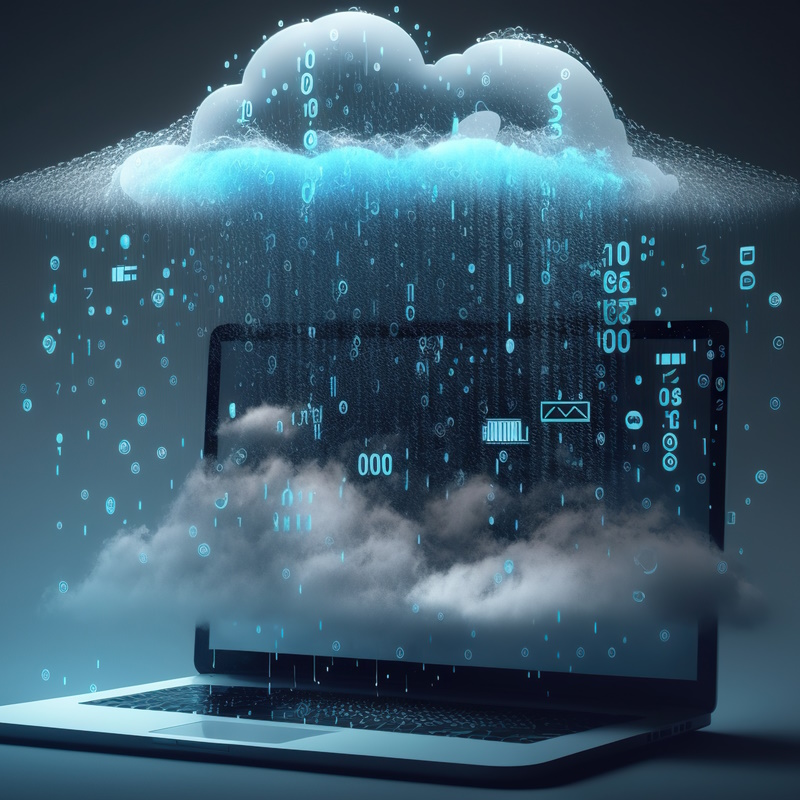Cloud computing technology concept