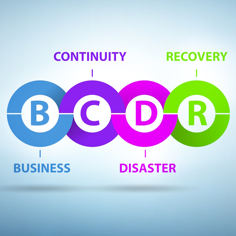 An image of connected circles representing business continuity and disaster recovery.