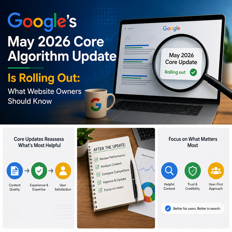 Google Core Algorithm Update for May 2026